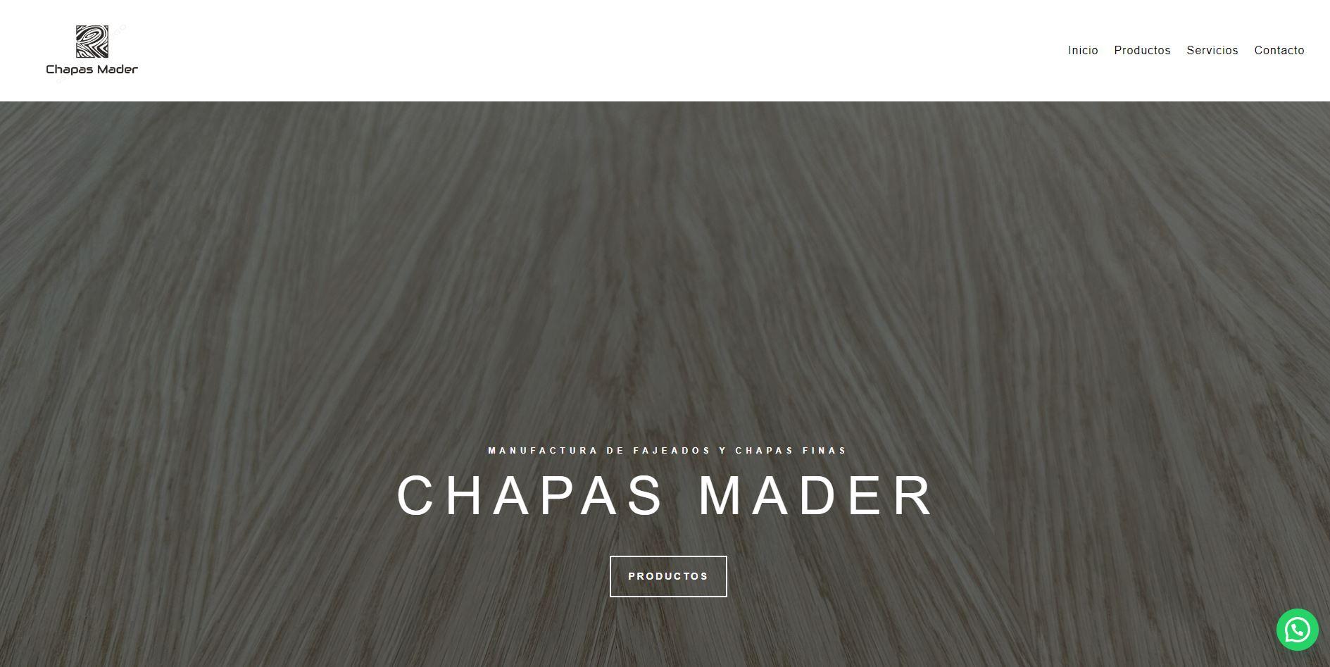 Captura del proyecto Chapas