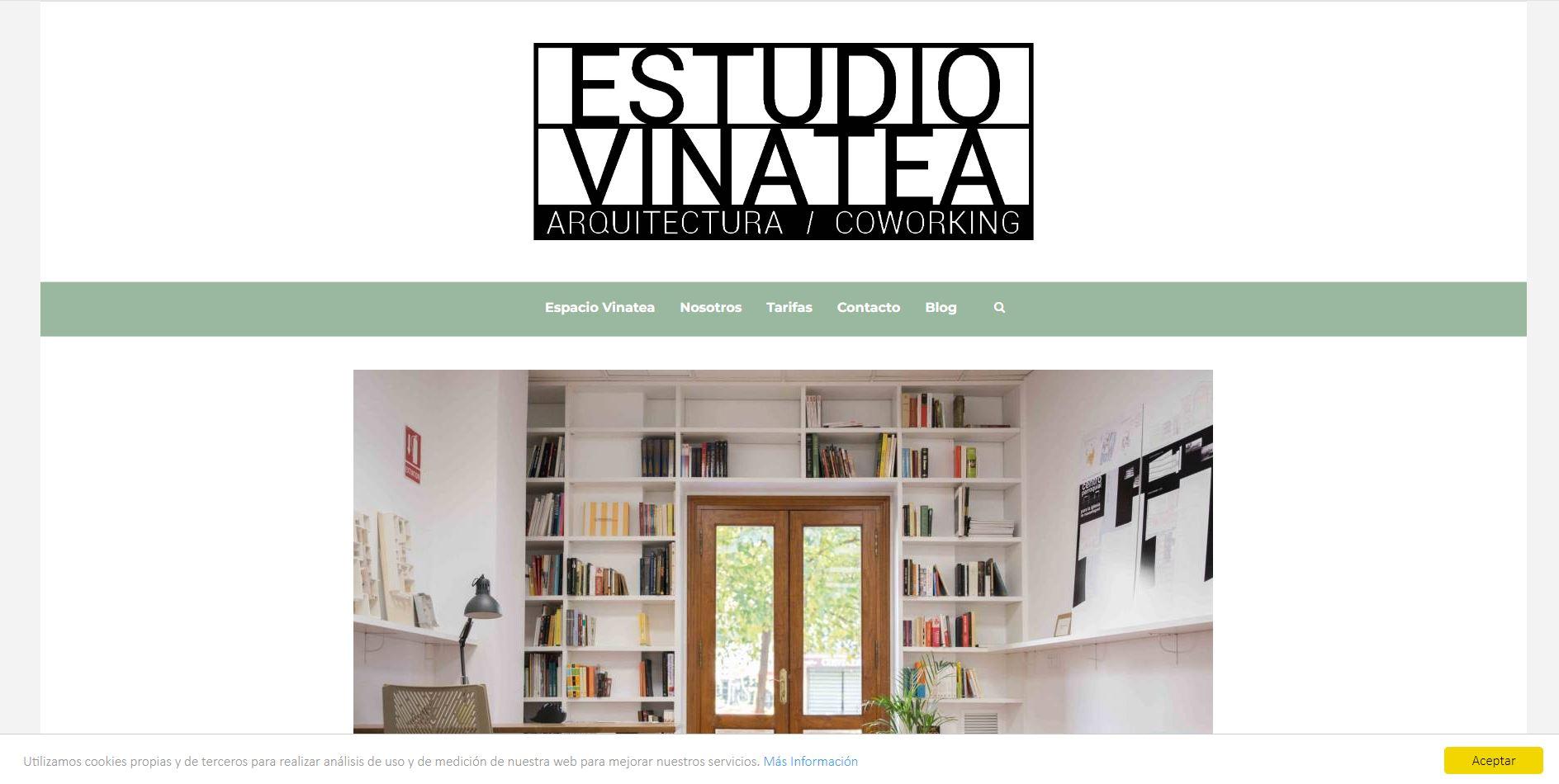 Captura del proyecto Coworking Vinatea