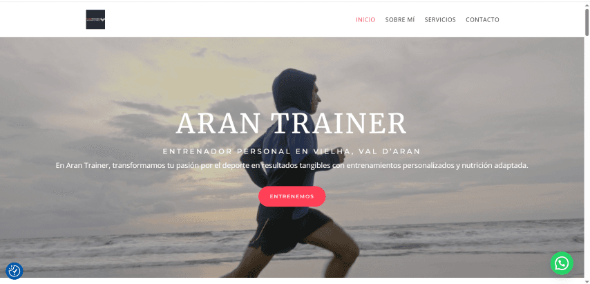 Captura del proyecto Entrenador — Aran Trainer