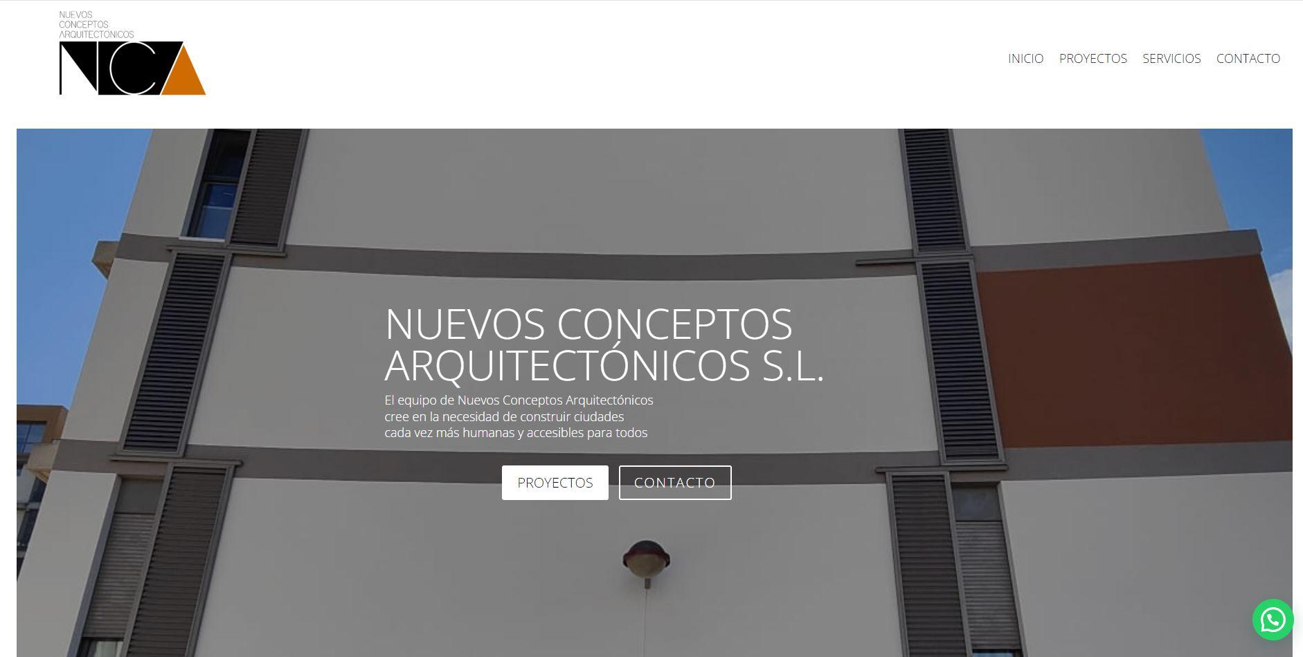 Captura del proyecto Nca