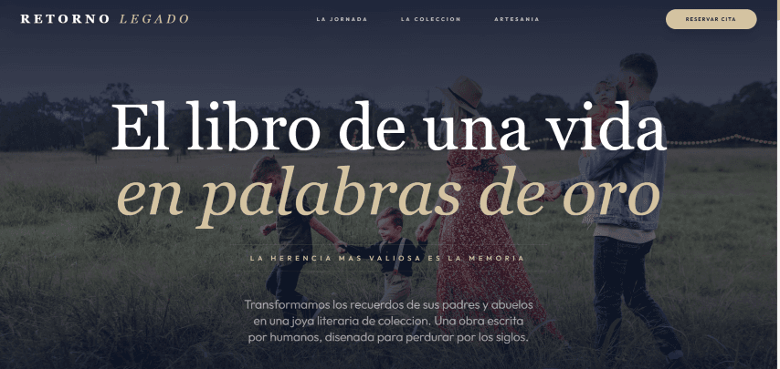 Captura del proyecto Retornolegado