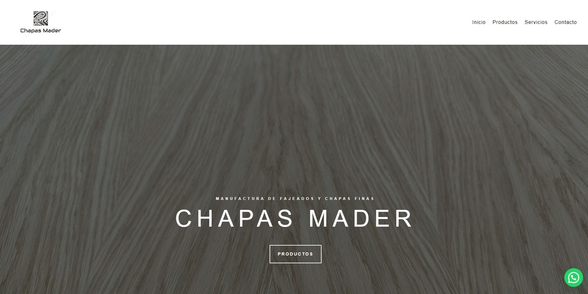 Captura del proyecto Chapas