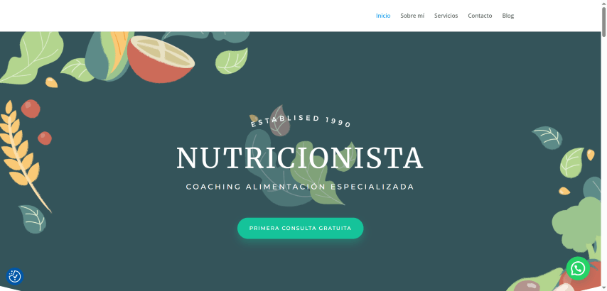 Captura del proyecto Nutricionista — Nutricionista Tenerife