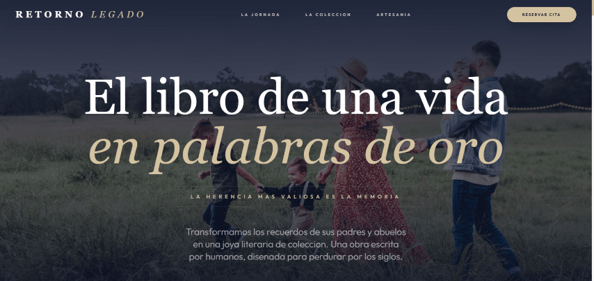 Captura del proyecto Retornolegado