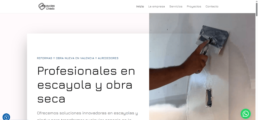 Captura del proyecto Escayolas — Oviedo