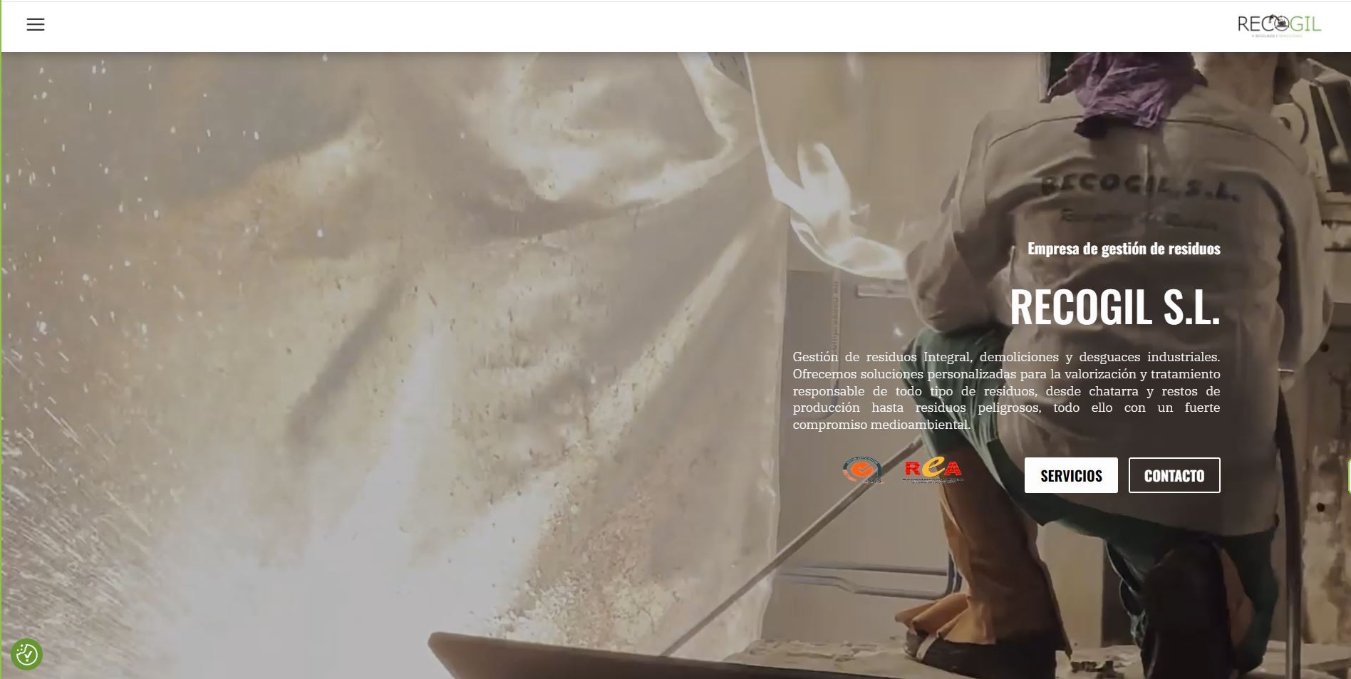 Captura del proyecto Recogil 1