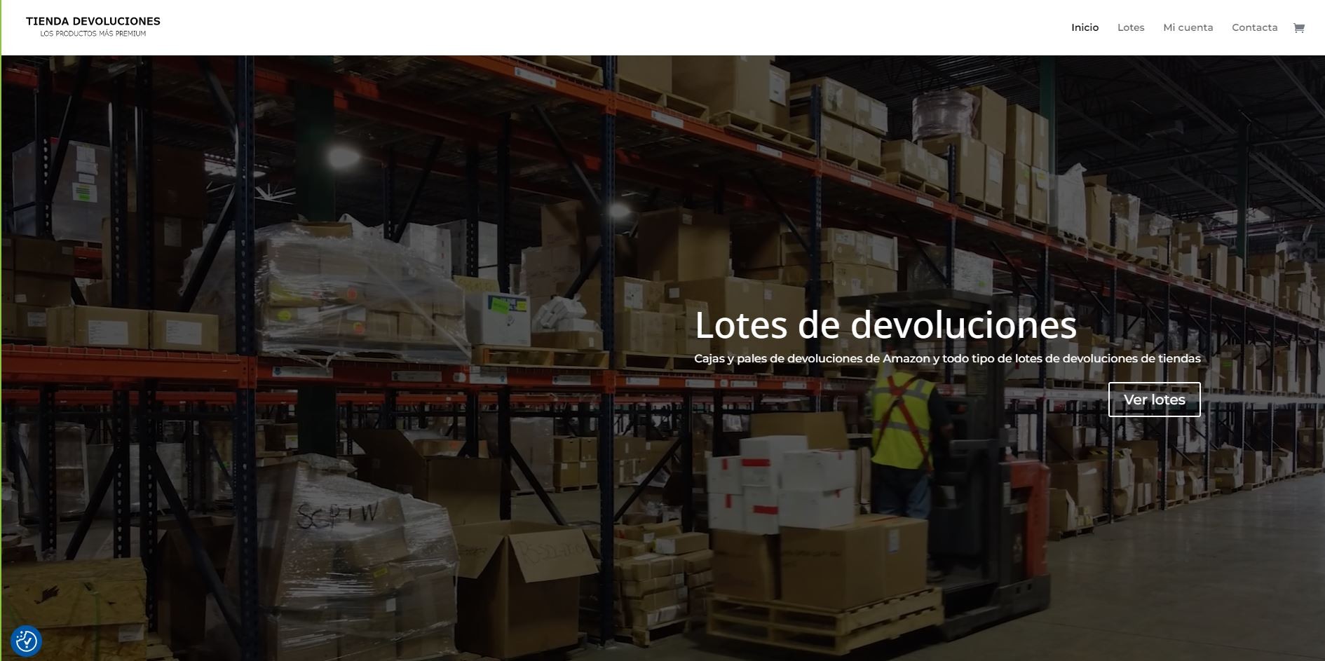 Captura del proyecto Tienda de Devoluciones